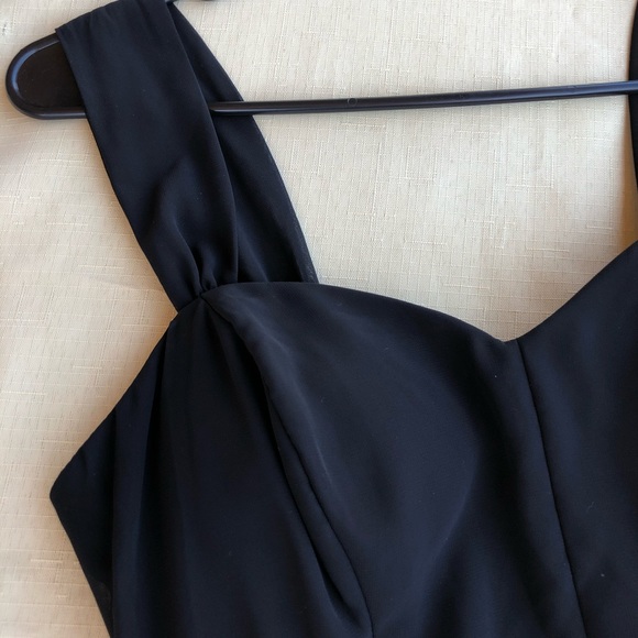 B. Darlin size 9/10 formal dress. Aqua/mint and black. Beads and sequins - Picture 3 of 8